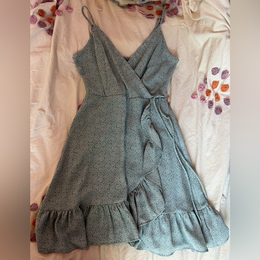 altar’d state blue patterned dress